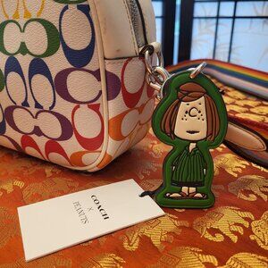 COACH X Peanuts Peppermint Patty Bag Charm - New with Tags